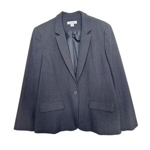 LIZ CLAIBORNE Gray Blazer 18P